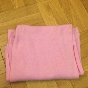 100% cashmere pink scarf